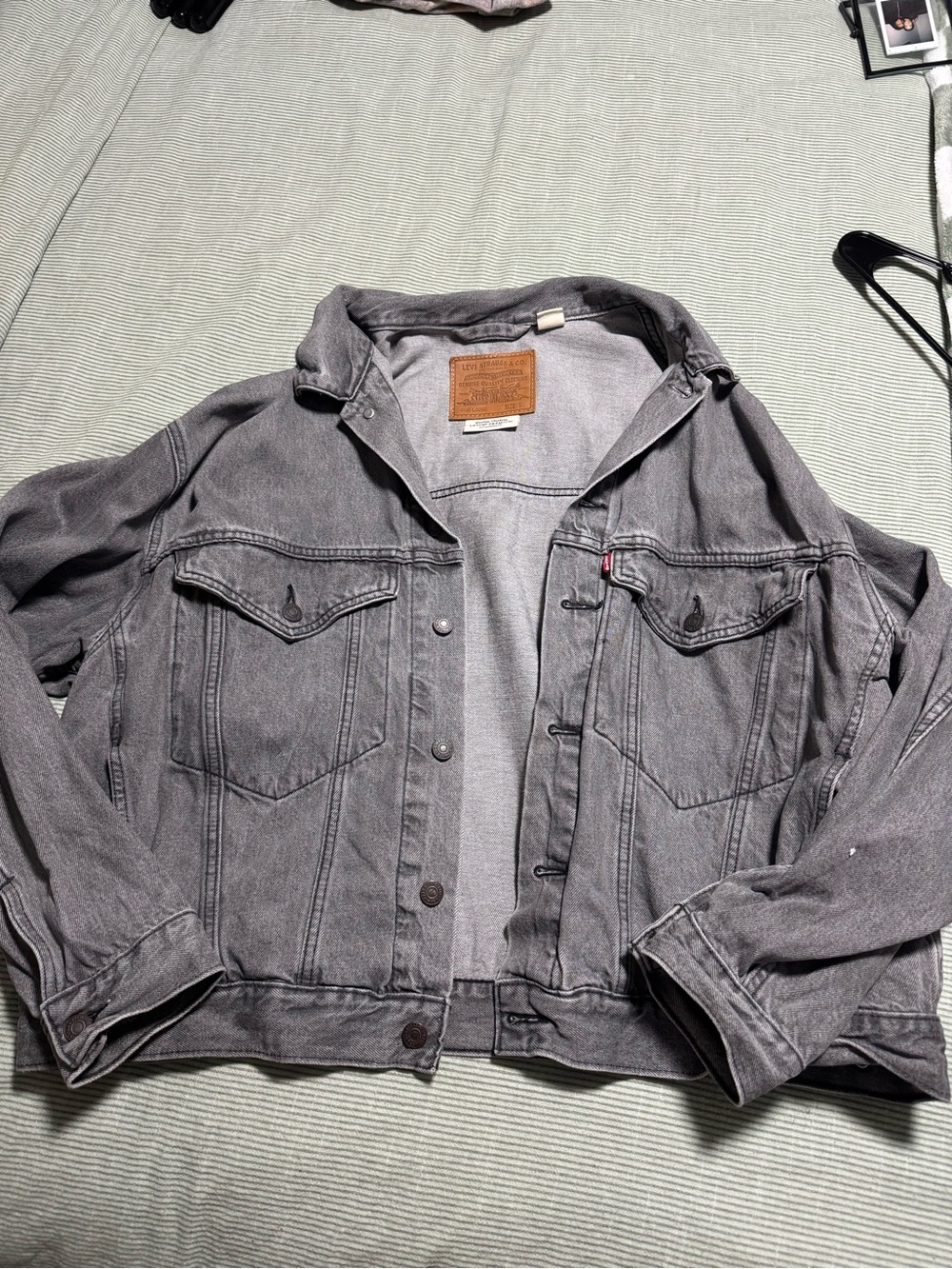 Levi's Washed Gray Denim Jacket